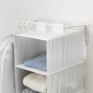 Второе фото. Вешалка настенная - IKEA MULIG/МУЛИГ ИКЕА, 60х90x26 см, белый