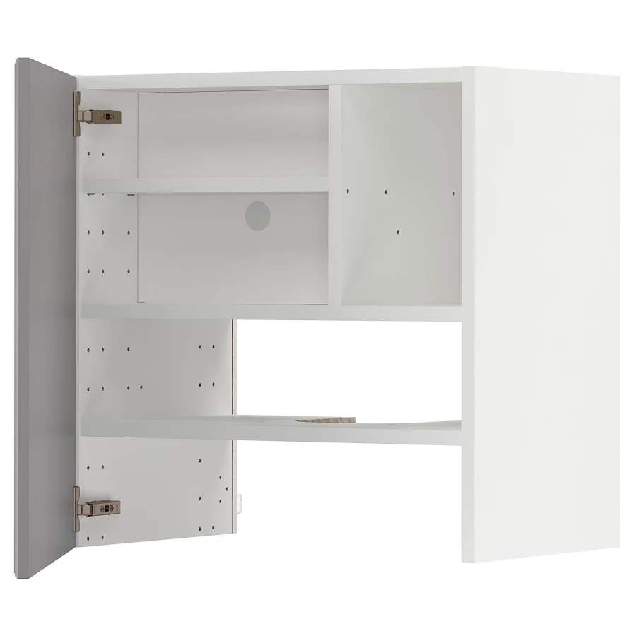 Навесной шкаф - METOD IKEA/ МЕТОД ИКЕА, 60х60 см, белый/серый (изображение №1)