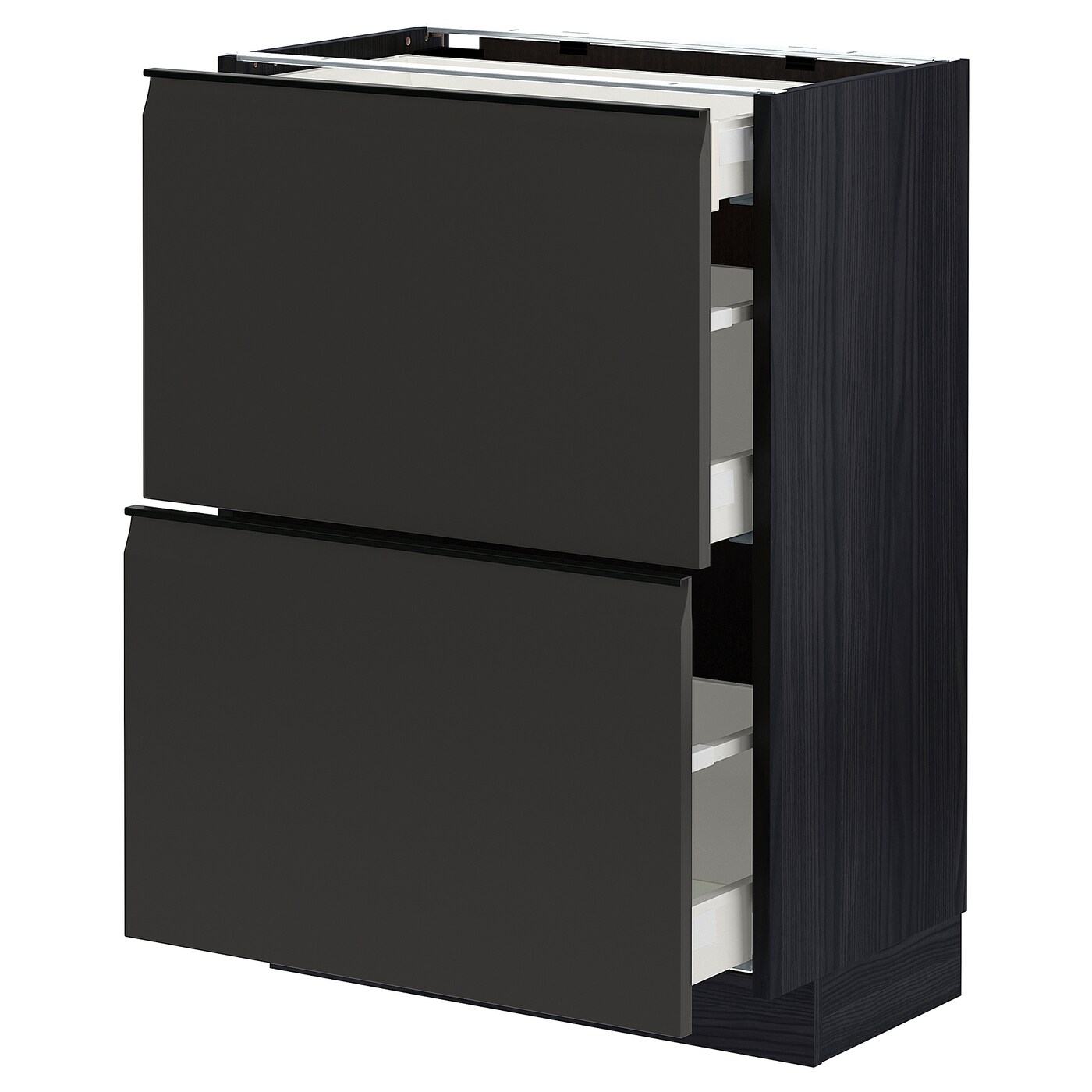 Напольный шкаф - IKEA METOD MAXIMERA, 88x39x60см, черный, МЕТОД МАКСИМЕРА ИКЕА
