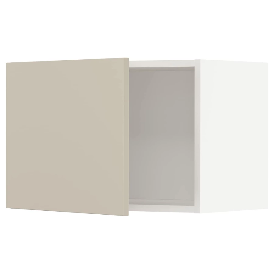 METOD Навесной шкаф - METOD IKEA/ МЕТОД ИКЕА, 40х60 см, белый/бежевый (изображение №1)