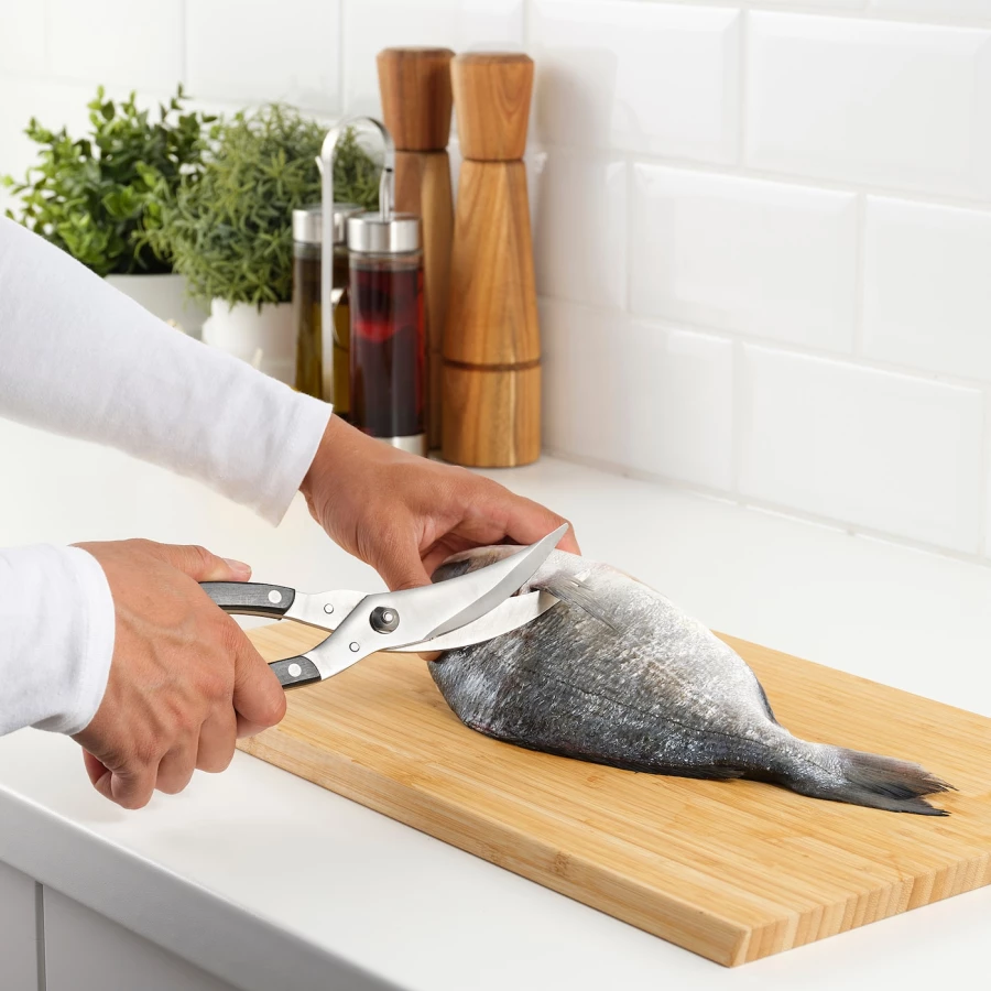 Ножницы для рыбы/птицы - IKEA PRESTERA, 24см, черный, ПРЕСТЕРА ИКЕА (изображение №3)