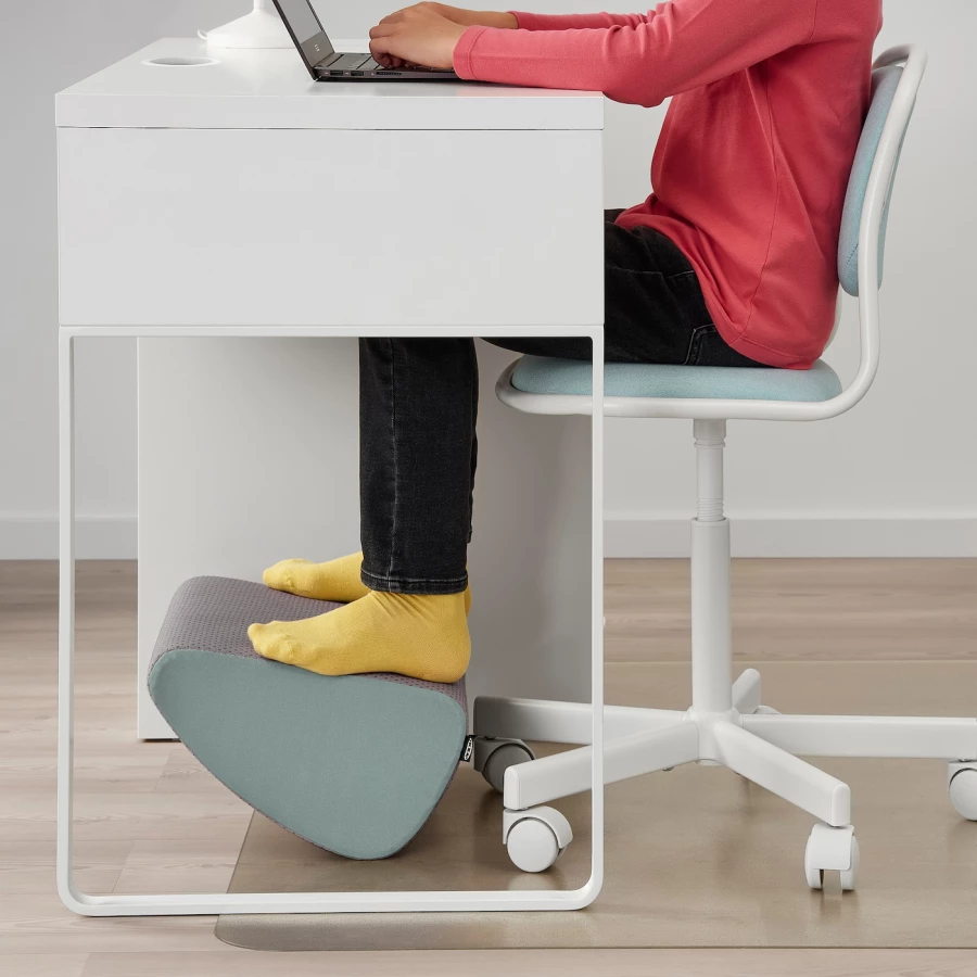 Многофункциональная эргономичная подставка для ног - ÖVNING /ОVNING  IKEA/ ОВНИНГ ИКЕА, 38х32 см, серый (изображение №3)