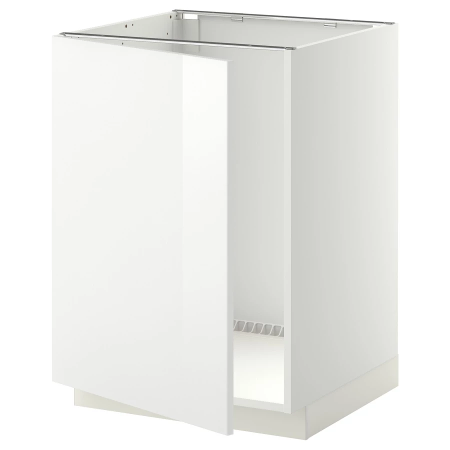 Шкаф под раковину - METOD IKEA/ МЕТОД ИКЕА, 88х60 см, белый (изображение №1)