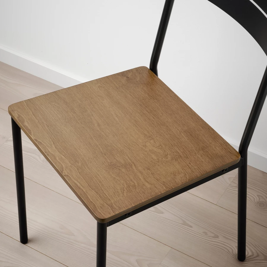 Кухонный стол - SANDSBERG  IKEA/ САНДСБЕРГ ИКЕА,110х73х67см, черный (изображение №7)