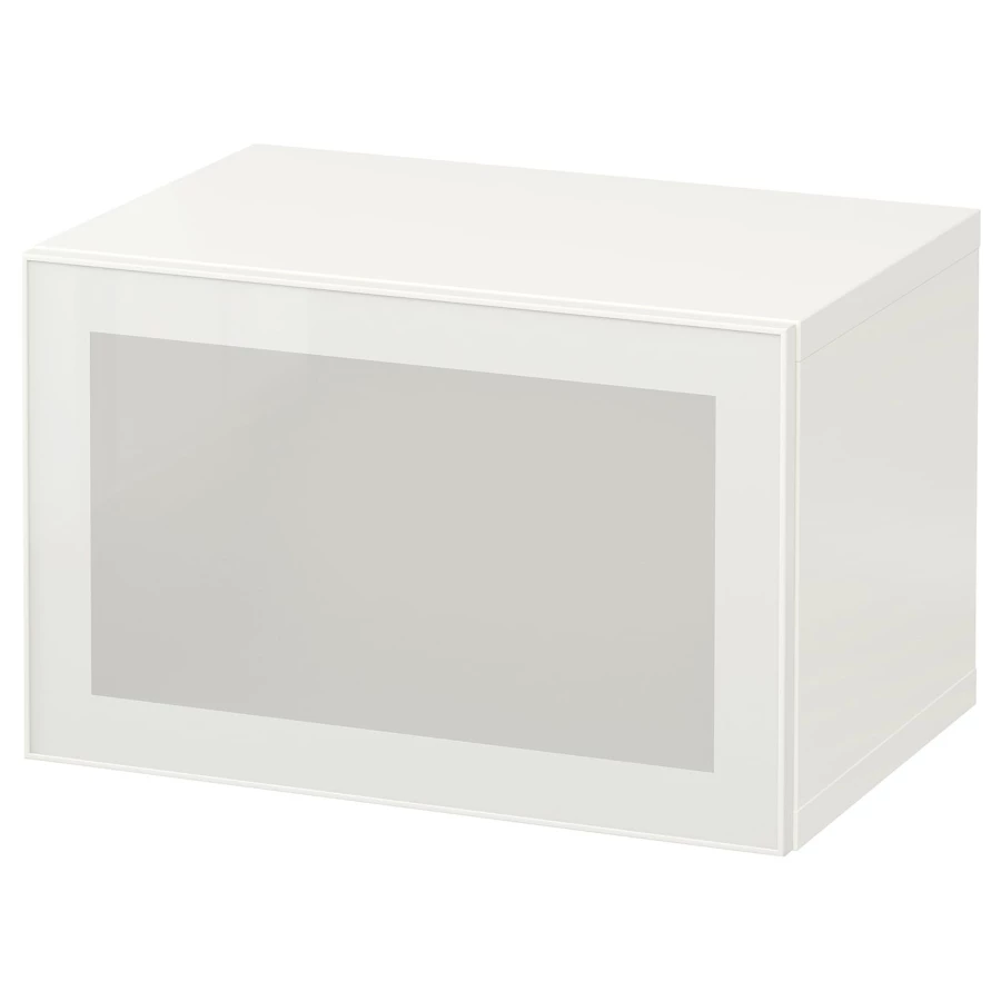 Настенный шкаф - BESTÅ / BESTА IKEA/  БЕСТА ИКЕА,  60х38 см, белый (изображение №1)