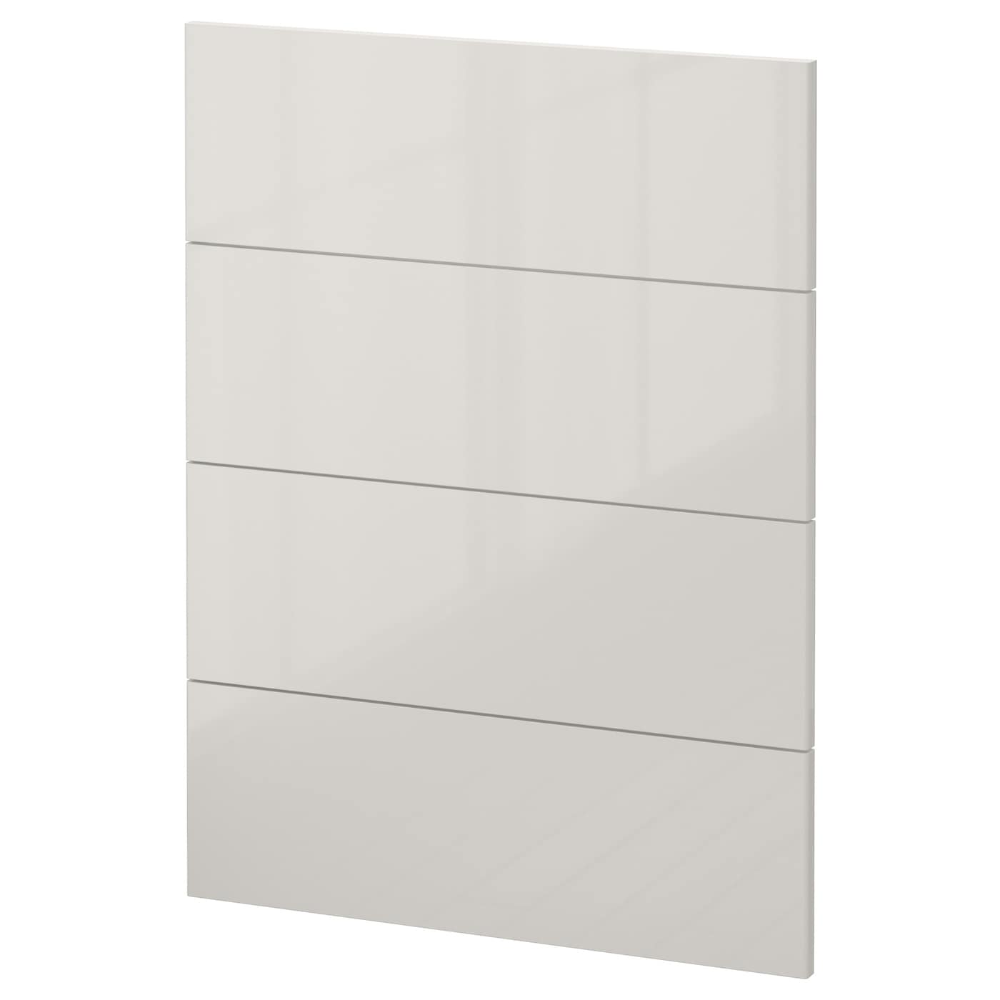Накладная панель для посудомоечной машины - IKEA METOD, 80х60 см, светло-серый, МЕТОД ИКЕА