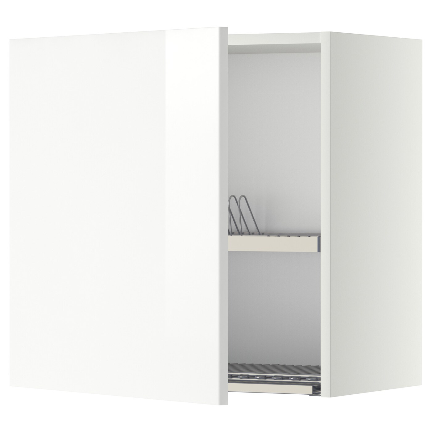 Навесной шкаф с сушилкой - METOD IKEA/ МЕТОД ИКЕА, 60х60 см, белый