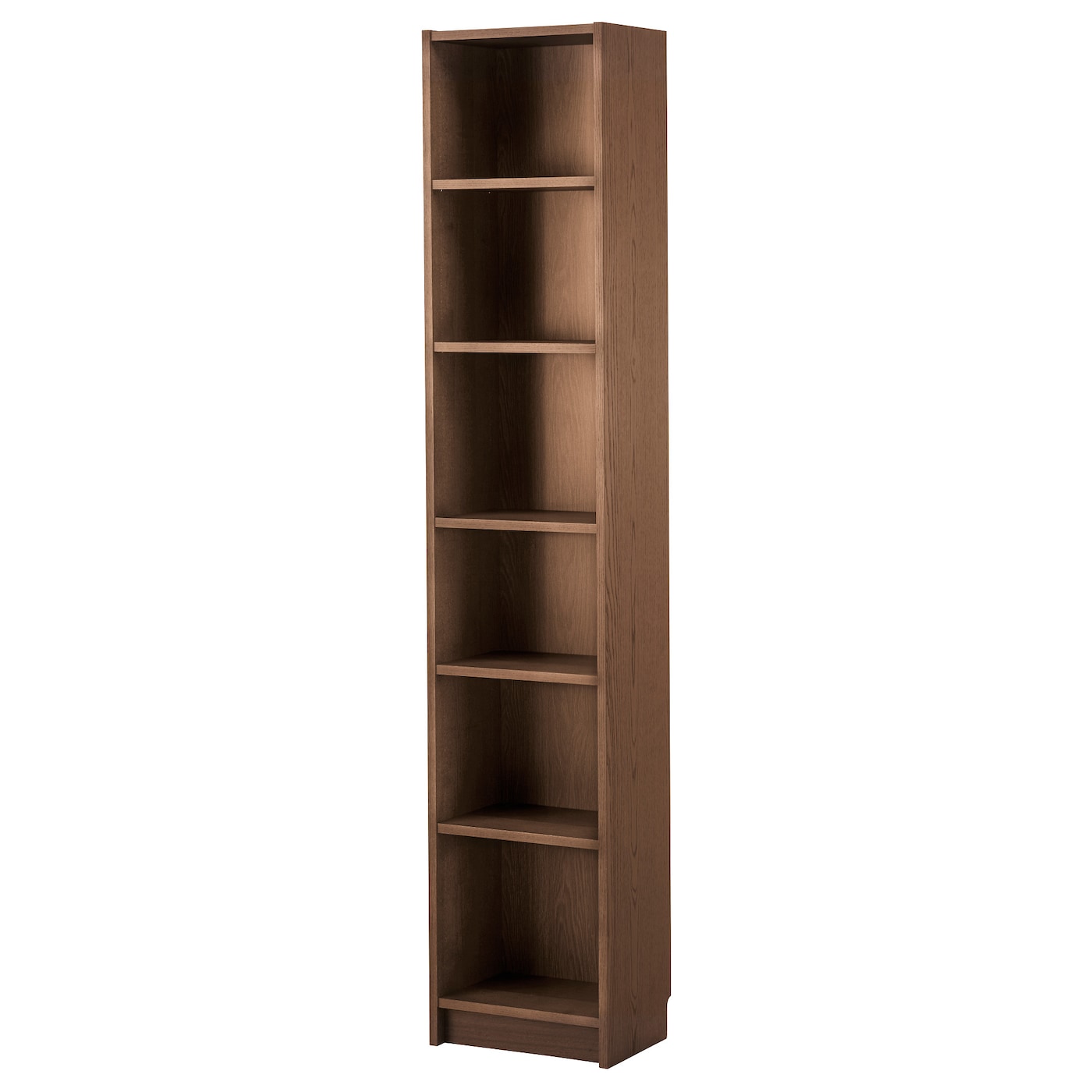 Открытый книжный шкаф - BILLY IKEA/БИЛЛИ ИКЕА, 7х38х207 см, светло-коричневый