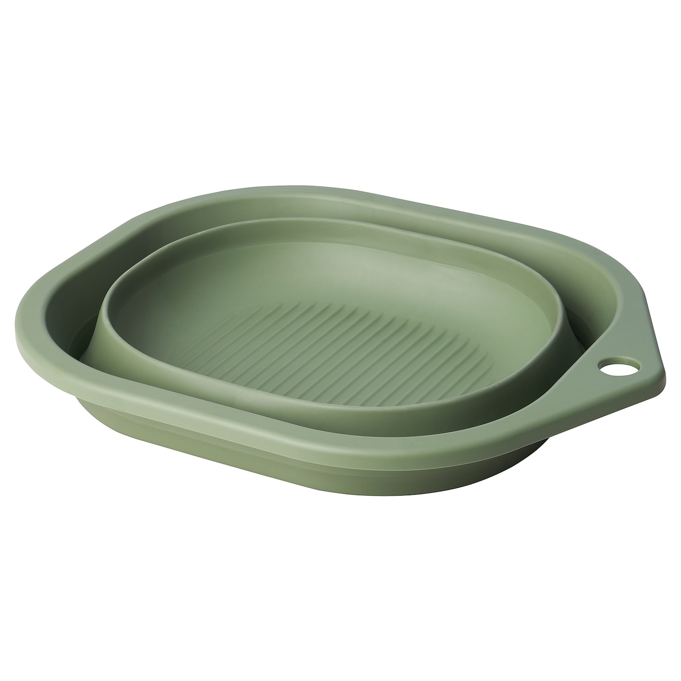 Таз для стирки - PEPPRIG IKEA/ПЕППРИГ ИКЕА, 32х45 см, зеленый