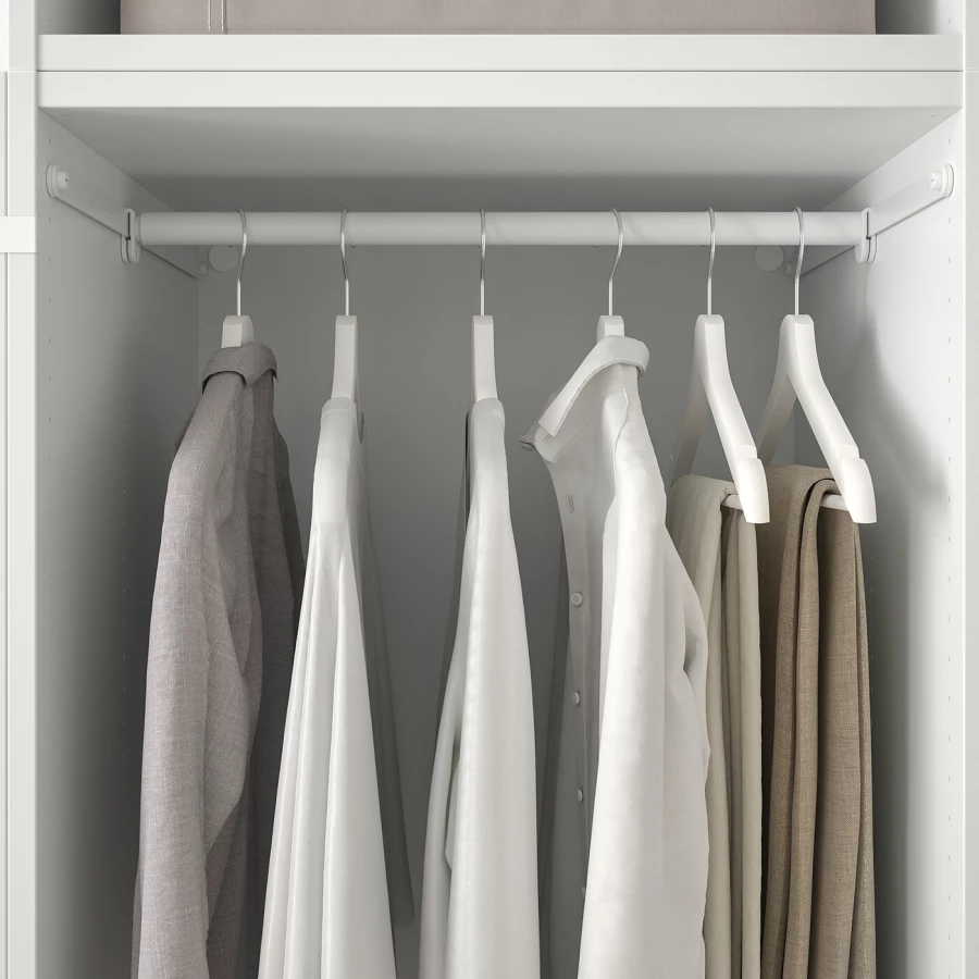 Платяной шкаф - PLATSA/FONNES/IKEA/ ПЛАТСА/ФОННЕС ИКЕА,300x57x241 см, белый (изображение №4)