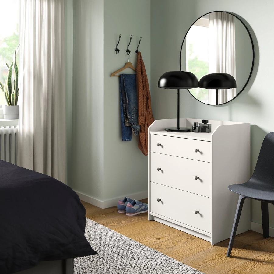 HAUGA Комбинация мебели для спальни ИКЕА (изображение №4)