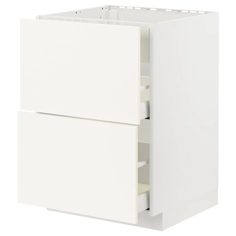 Напольный шкаф - IKEA METOD MAXIMERA, 88x62x60см, белый, МЕТОД МАКСИМЕРА ИКЕА (изображение №1)