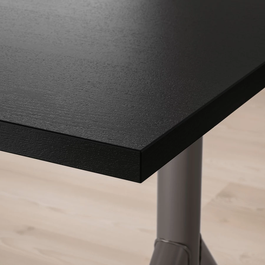 Письменный стол - IKEA IDÅSEN, 120х70 см, черный/темно-серый, ИДОСЕН ИКЕА (изображение №3)