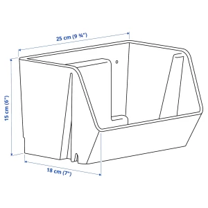 Второе фото. FODERTRÅG Настольный/настенный органайзер ИКЕА