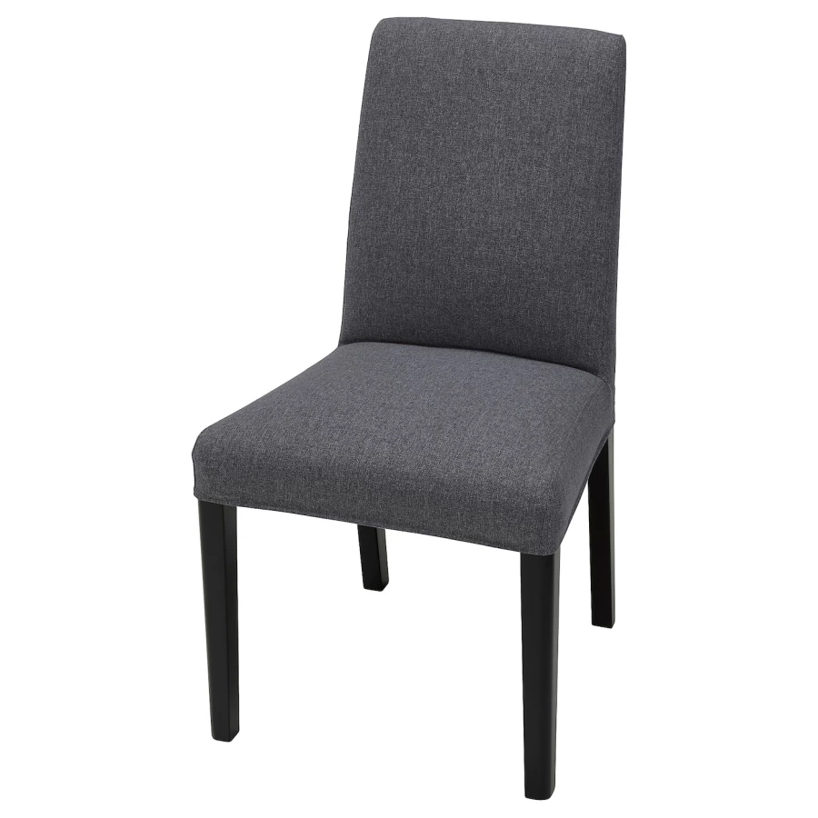 Чехол на стул - BERGMUND IKEA/ БЕРГМУНД ИКЕА,  серый (изображение №1)
