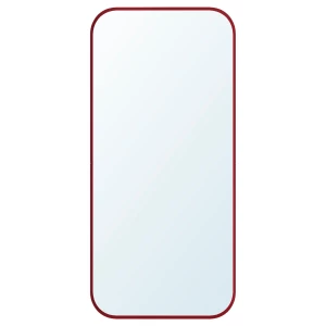 Зеркало настенное - IKEA LINDBYN/ЛИНДБЮН ИКЕА, 60х28 см, красный