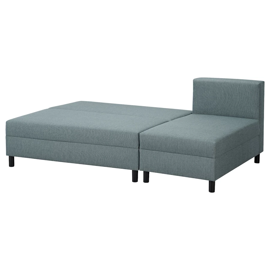 3-местный диван с бирюзовым шезлонгом - IKEA ANGSTA, 76,5x82x199см, голубой, АНГСТА ИКЕА (изображение №2)