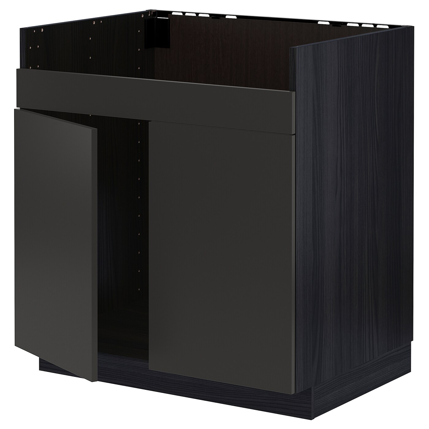 Шкаф под раковину - METOD / HAVSEN  IKEA/ МЕТОД/ХАВСЕН/ИКЕА, 88х80 см,  черный