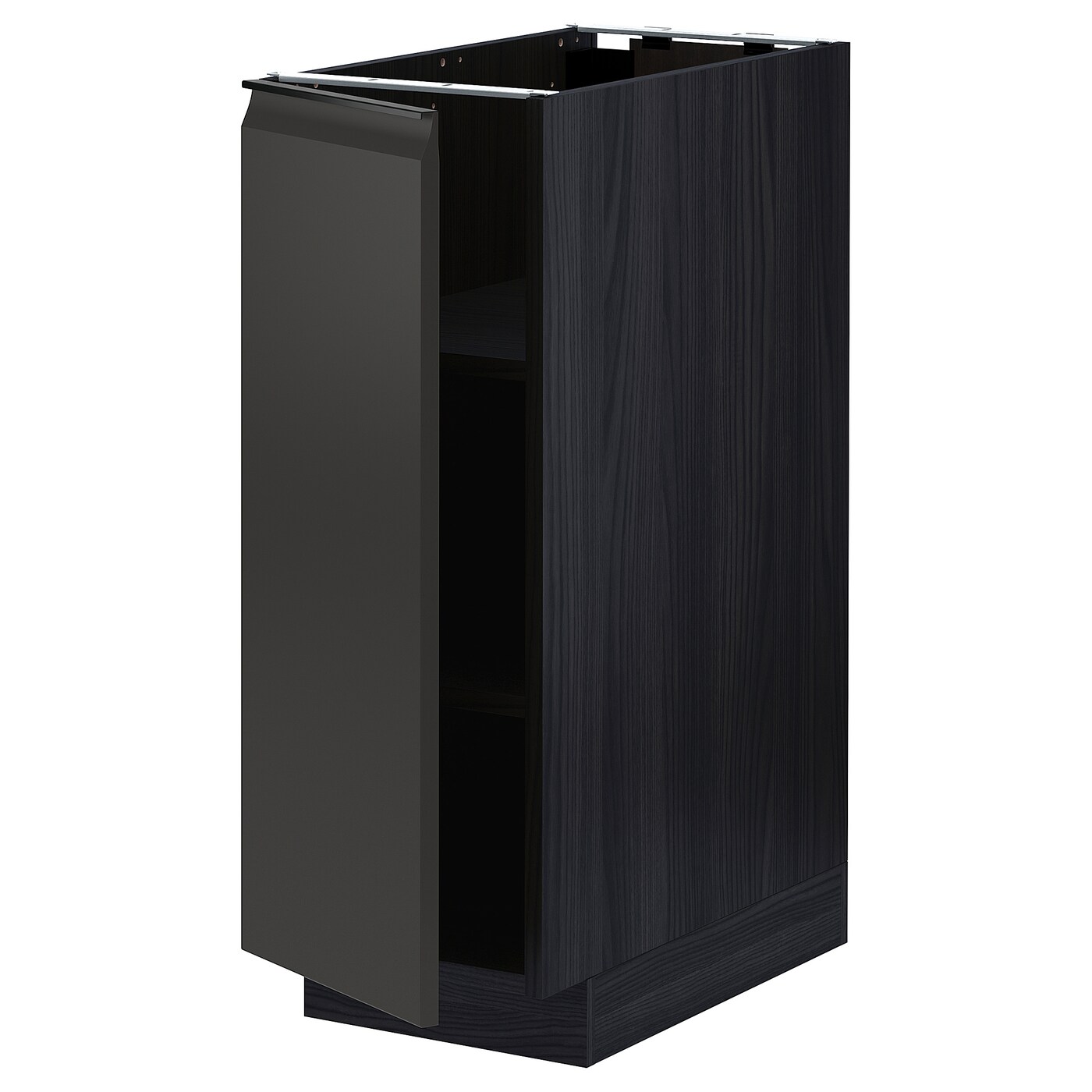 Напольный шкаф  - IKEA METOD, 88x62x30см, черный, МЕТОД ИКЕА