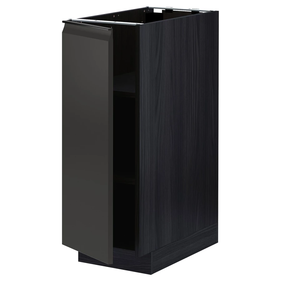 Напольный шкаф  - IKEA METOD, 88x62x30см, черный, МЕТОД ИКЕА (изображение №1)
