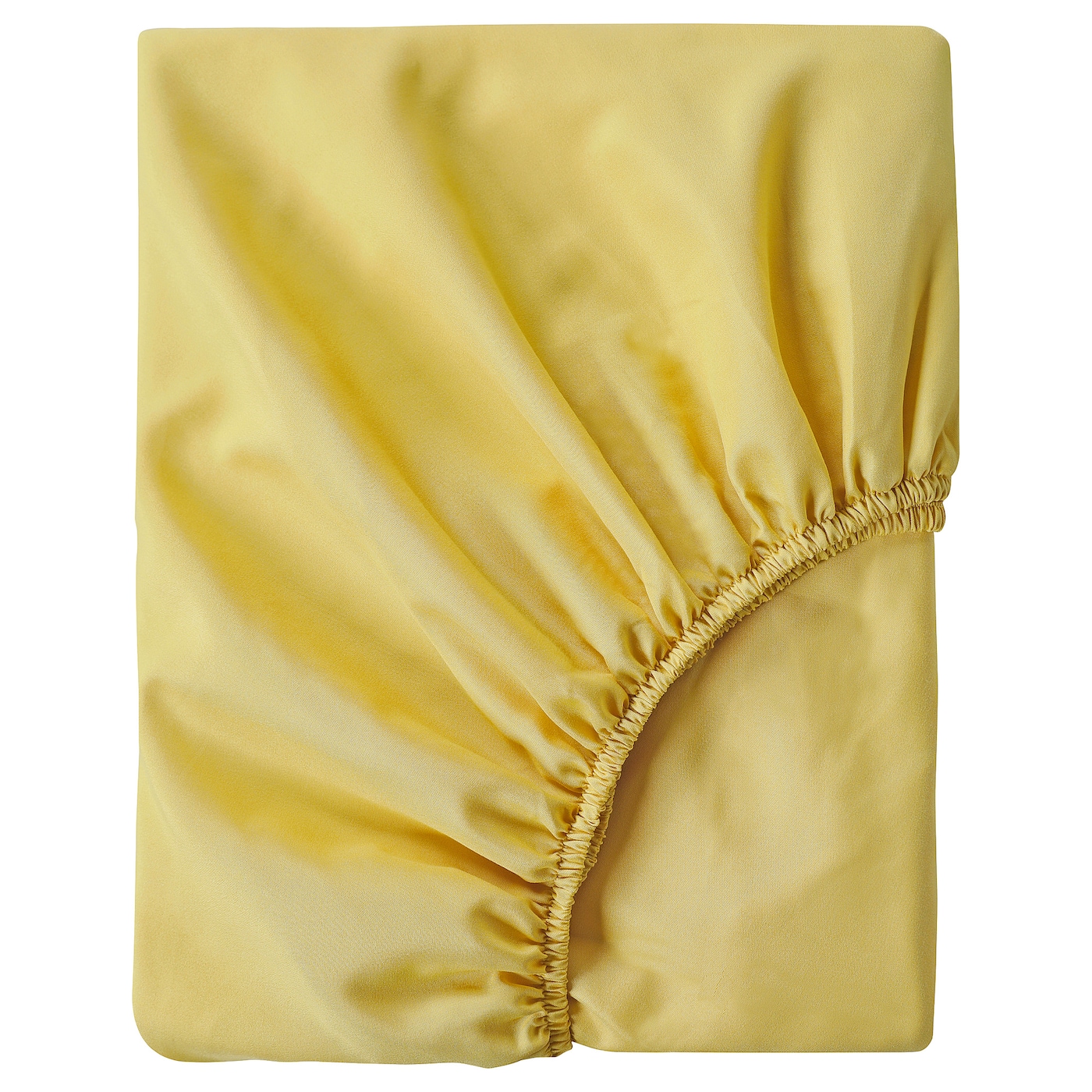 Простыня на резинке - BRUKSVARA IKEA/ БРУКСВАРА  ИКЕА,   160х200 см, желтый
