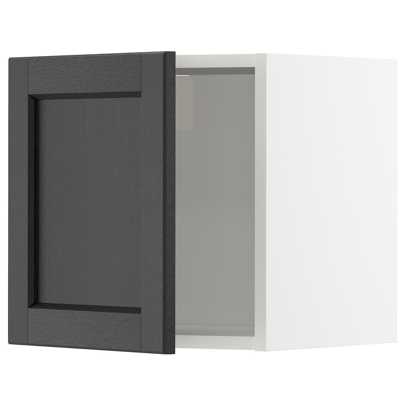 Навесной шкаф - METOD IKEA/ МЕТОД ИКЕА, 40х40 см, черный/белый