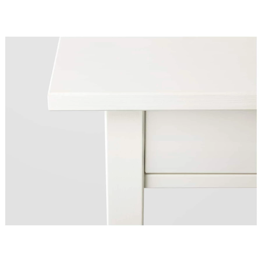 Тумбочка - IKEA HEMNES, 46x70 см, белый, ХЕМНЭС ИКЕА (изображение №4)