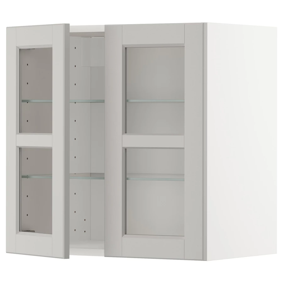 Шкаф  - METOD IKEA/ МЕТОД ИКЕА, 60х60см, белый/серый (изображение №1)