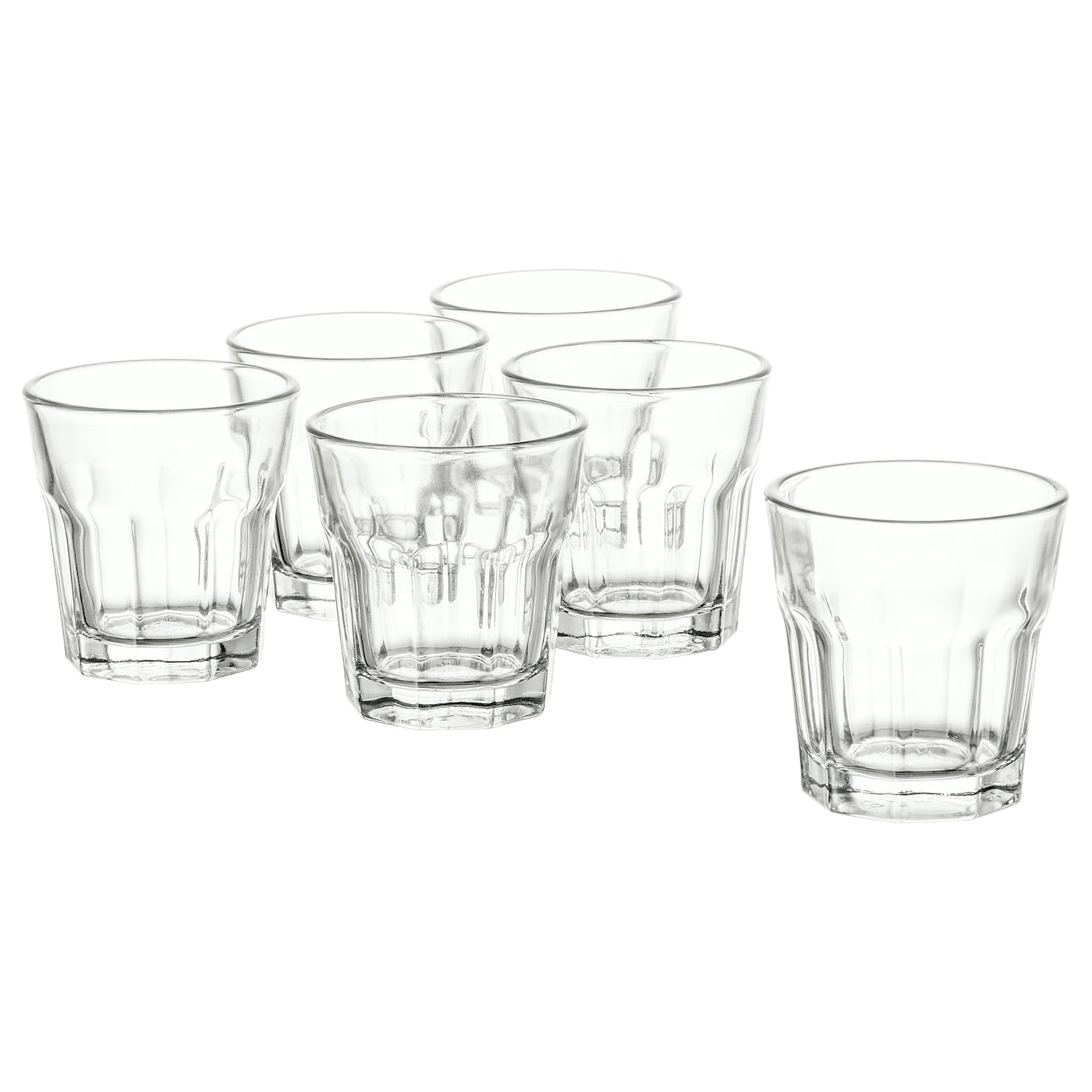 Набор стаканов, 6 шт. - IKEA POKAL, 50 мл, прозрачное стекло, ПОКАЛ ИКЕА