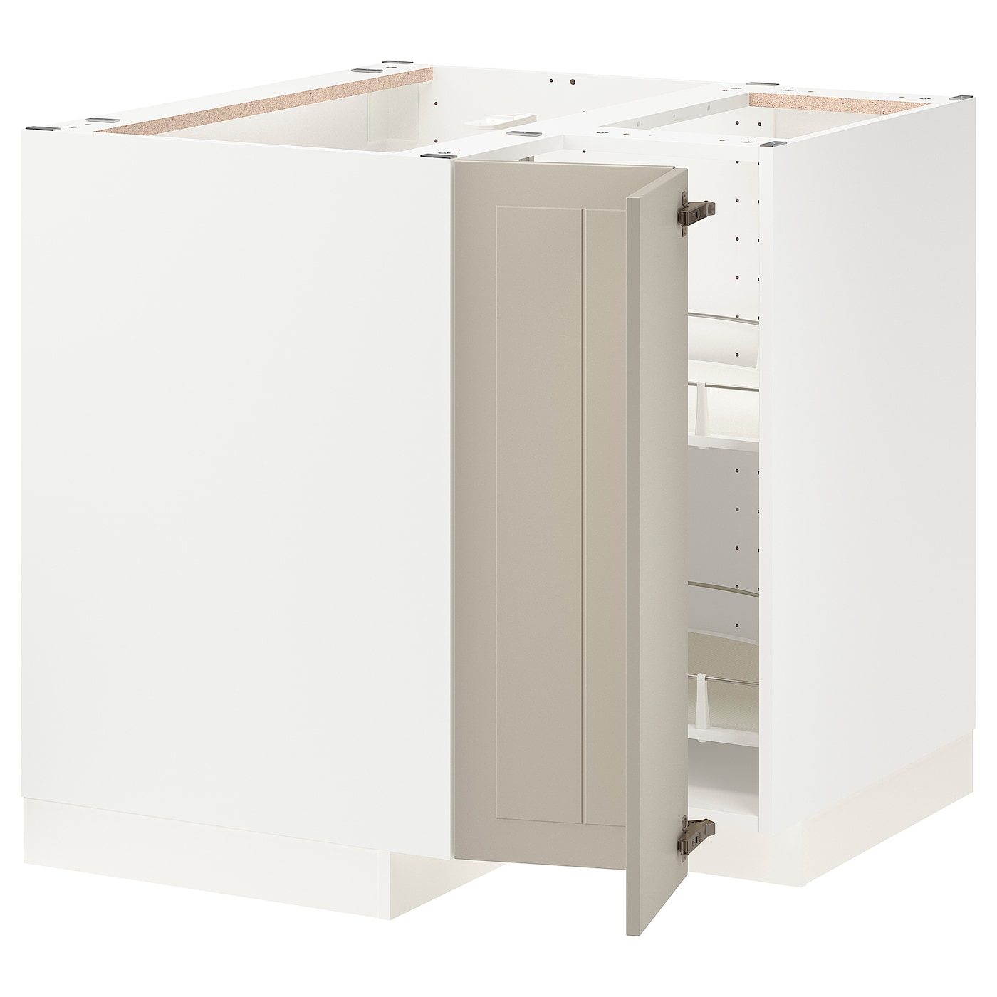 Напольный шкаф - IKEA METOD, 88x80x87,5см, белый, МЕТОД ИКЕА