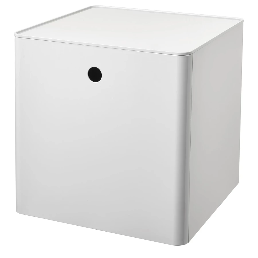 Органайзер - IKEA KUGGIS/ КУГГИС ИКЕА, 32x32x32 см, белый (изображение №1)