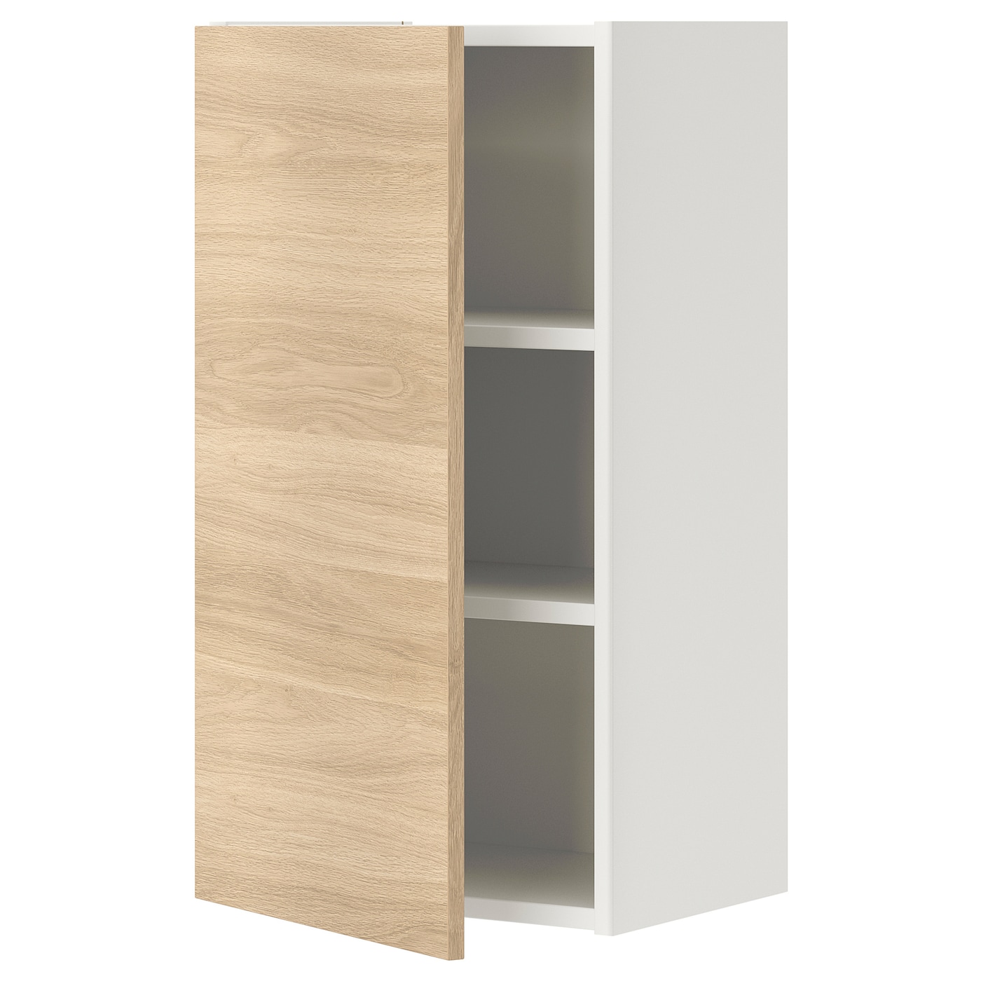 Кухонный навесной шкаф - ENHET IKEA/ ЭНХЕТ ИКЕА, 40х30х75 см, белый/бежевый