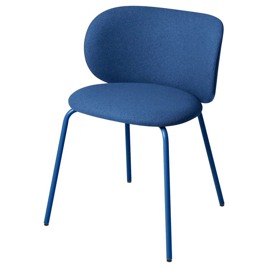 Стул - KRYLBO IKEA/ КРИЛЬБО ИКЕА, 75х55х51 см, синий (изображение №1)