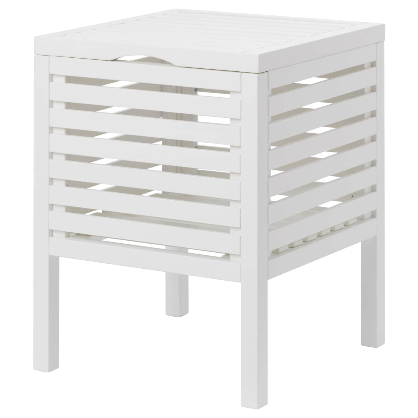 Столик придиванный - IKEA MUSKAN/МУСКАН ИКЕА, 50х37х37 см, белый