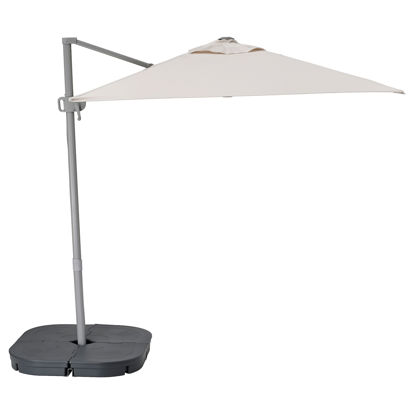 Зонт подвесной с основанием - SVALÖN / SVALОN IKEA/ СВАЛЕН ИКЕА, белый