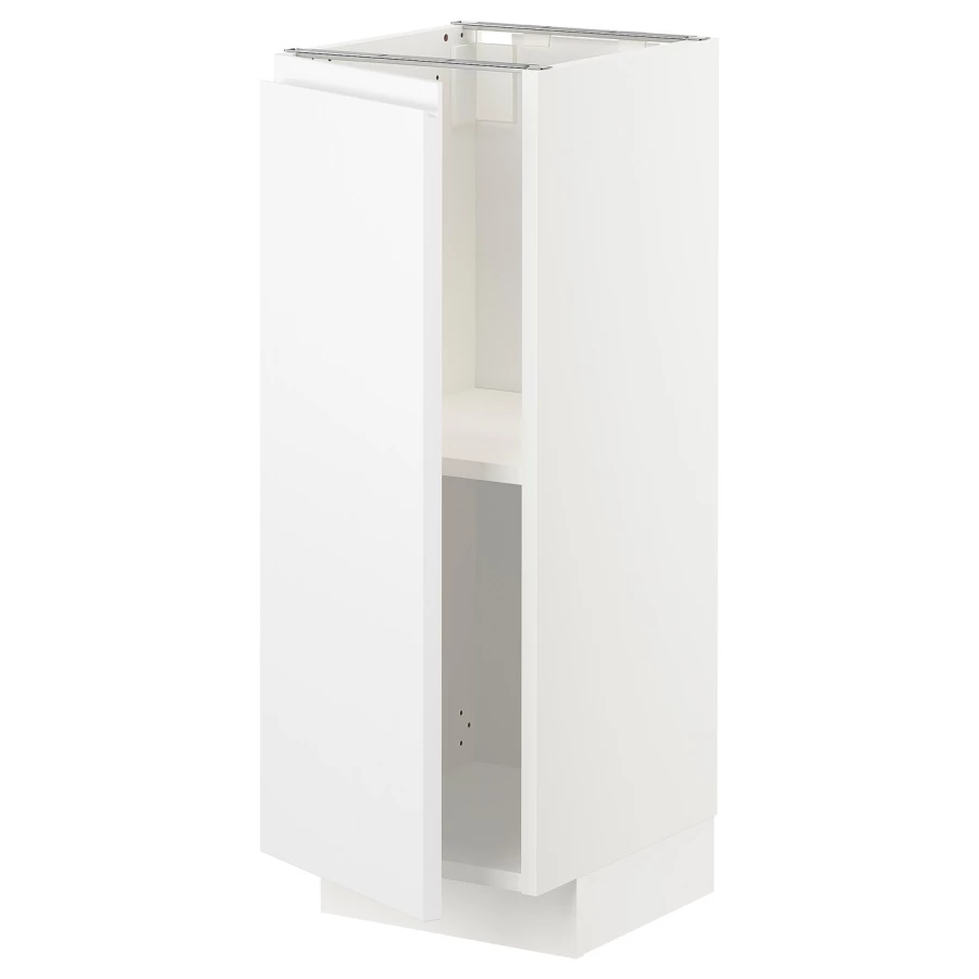 Напольный кухонный шкаф  - IKEA METOD MAXIMERA, 88x39x30см, белый, МЕТОД МАКСИМЕРА ИКЕА (изображение №1)