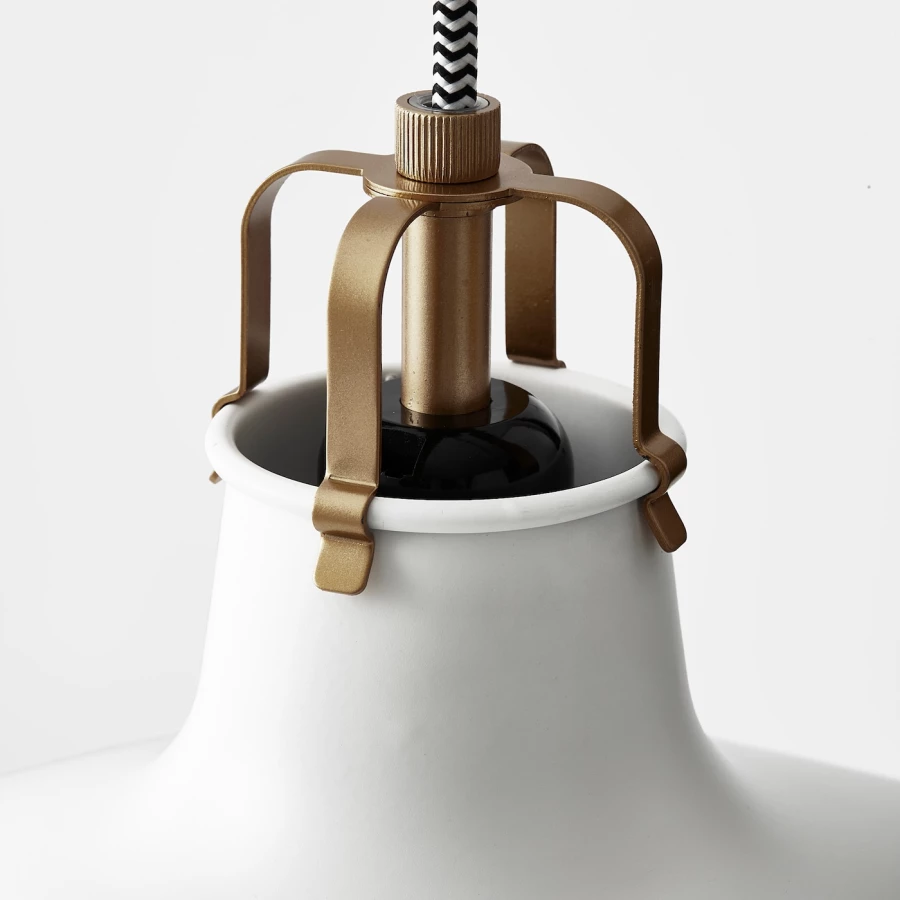 Подвесной светильник - RANARP IKEA / РАНАРП ИКЕА, 38 см, белый (изображение №7)
