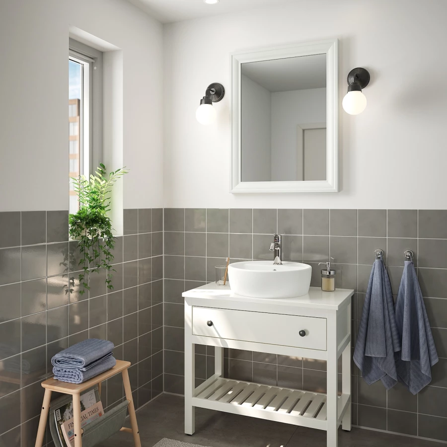Зеркало - TOFTBYN IKEA/ ТОФТБЮН ИКЕА, 65х85 см, белый (изображение №4)