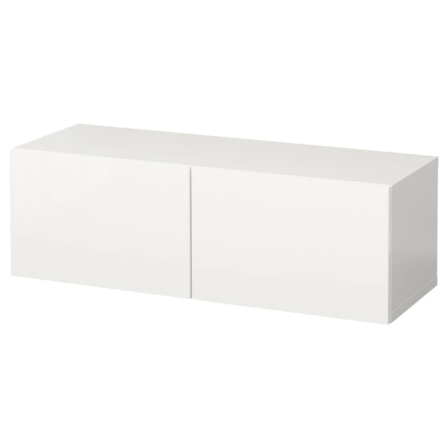 Навесной шкаф - IKEA BESTÅ/BESTA, 120x42x38 см, белый, БЕСТО  ИКЕА (изображение №1)