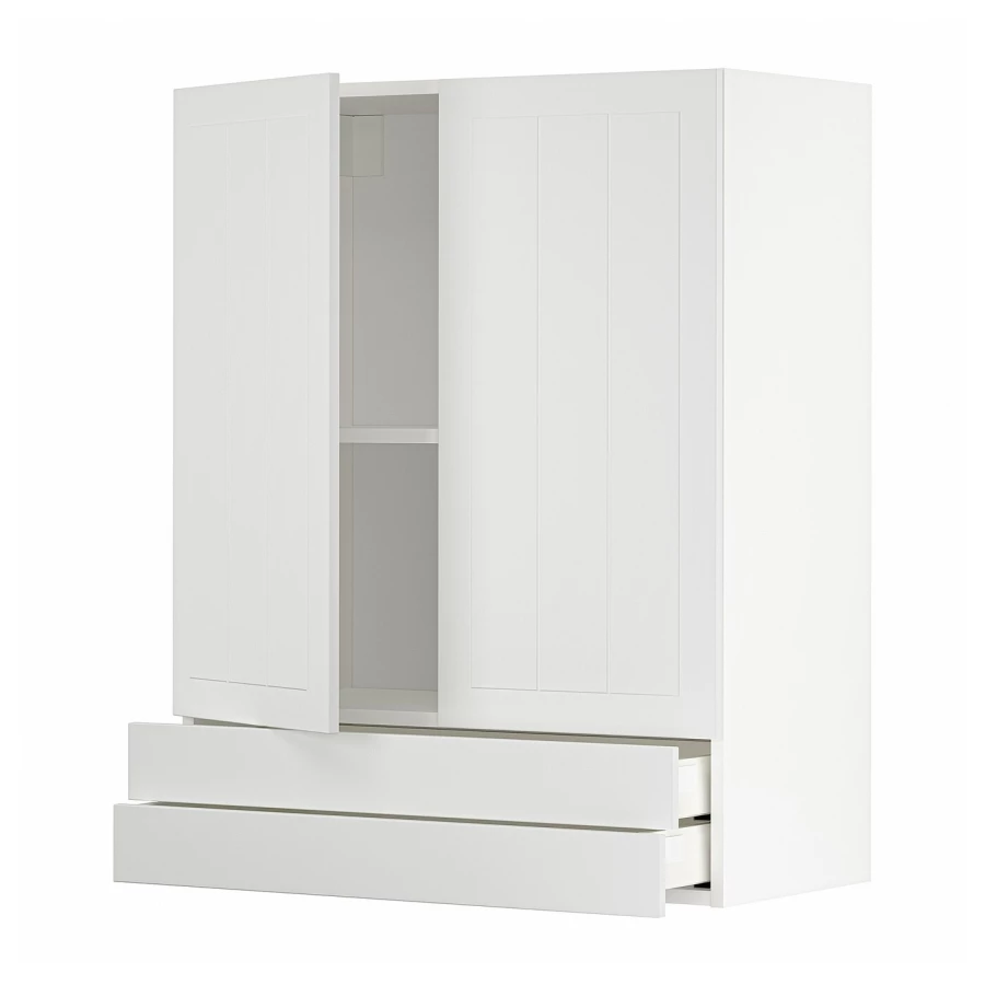 Шкаф -  METOD / MAXIMERA IKEA/  МЕТОД/МАКСИМЕРА ИКЕА, 100х80 см, белый (изображение №1)