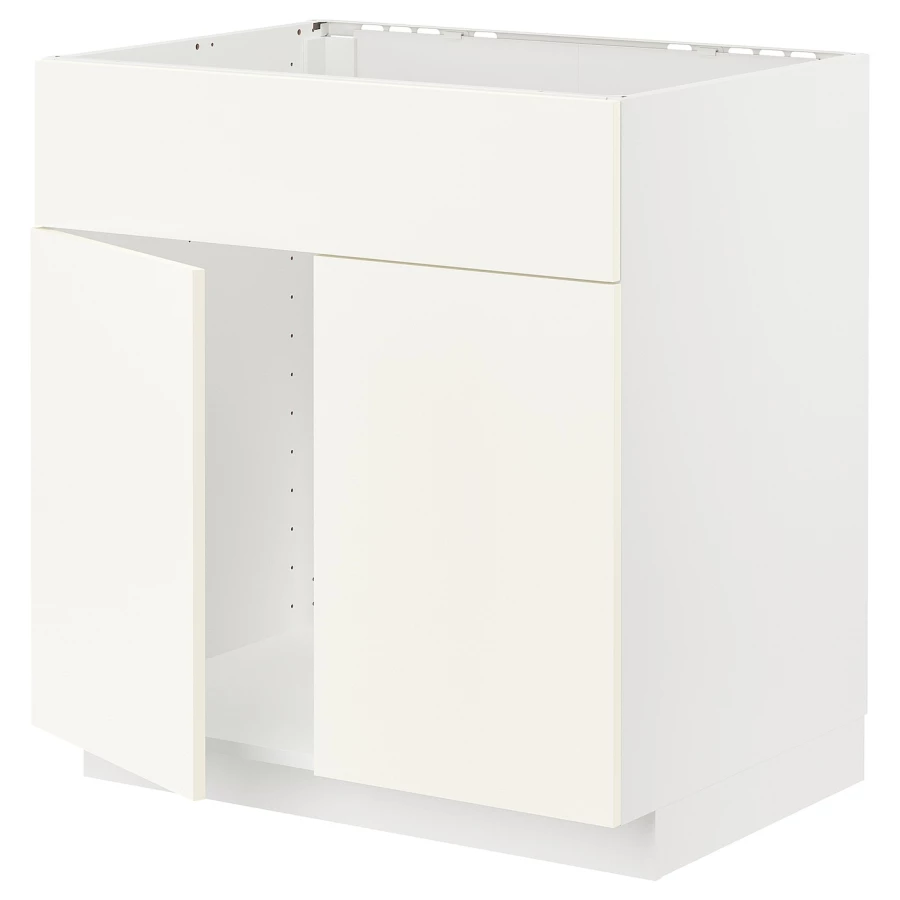 Напольный шкаф - METOD IKEA/ МЕТОД ИКЕА,  88х80 см, белый (изображение №1)
