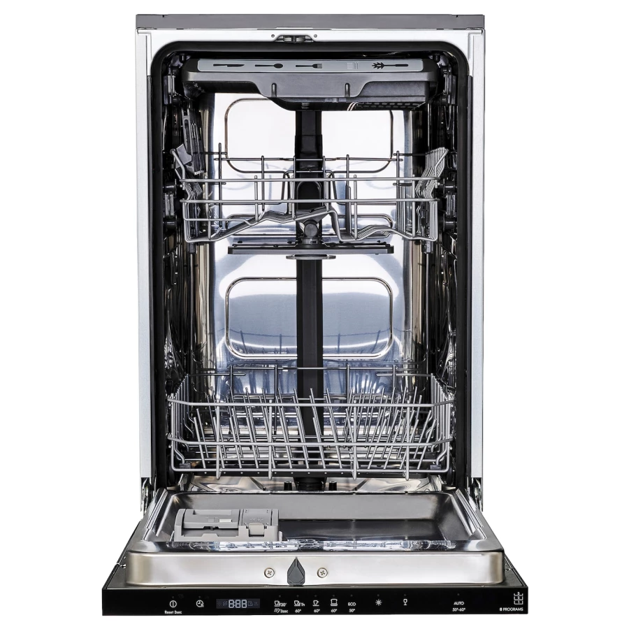 Встраиваемая посудомоечная машина - MEDELSTOR  IKEA/ МЕДЕЛСТОР ИКЕА,  82х45 см, белый (изображение №2)