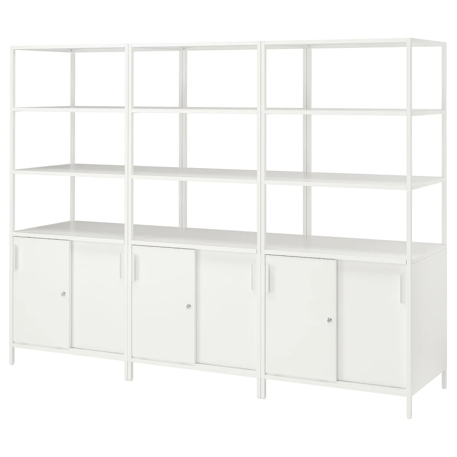 Шкаф - TROTTEN IKEA/ ТРОТТЕН ИКЕА,  240х180 см, белый (изображение №1)