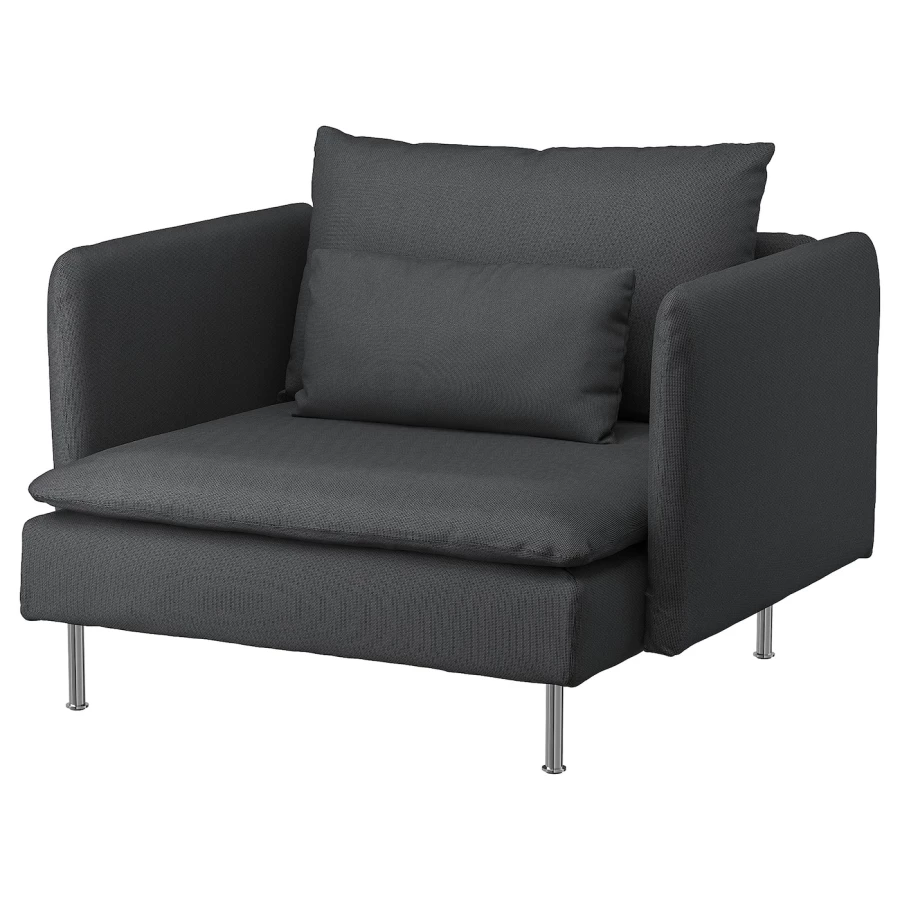 Кресло - IKEA SÖDERHAMN/SODERHAMN, 105х99х83 см, черный, СЁДЕРХАМН ИКЕА (изображение №1)