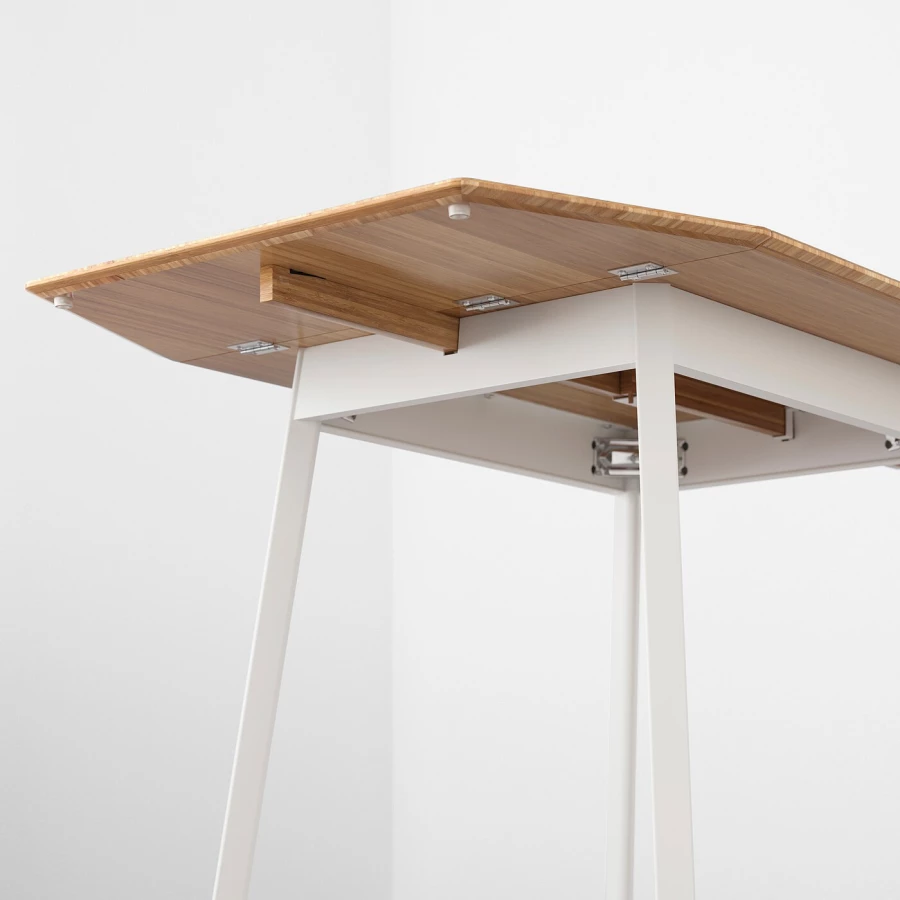 Стол и 2 стула - PS 2012 / TEODORES IKEA/ ТЕОДОРЕС ИКЕА, 81х76х10 см, белый (изображение №3)