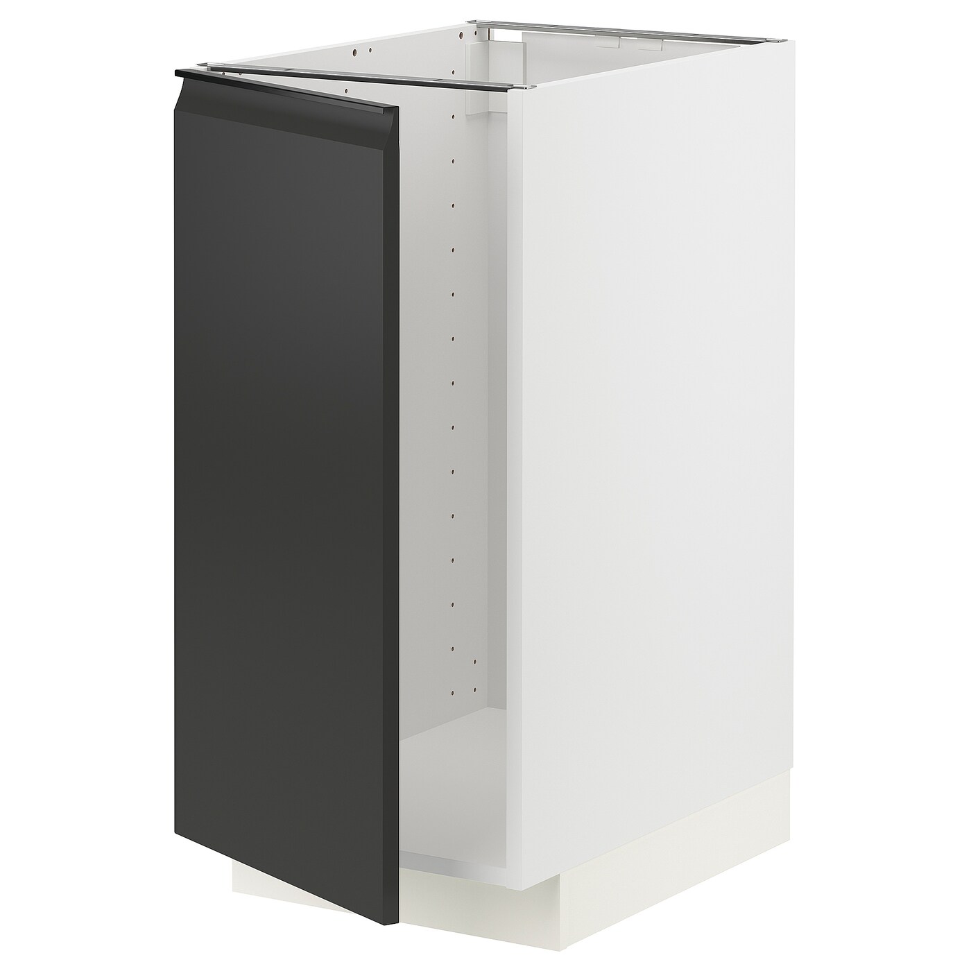 Напольный шкаф - METOD IKEA/ МЕТОД ИКЕА,  40х88 см, белый/черный