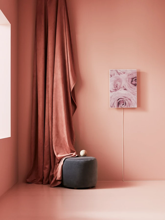Каркасная панель - SYMFONISK IKEA/ СИМФОНИСК ИКЕА,  56х40 см, розовый (изображение №4)