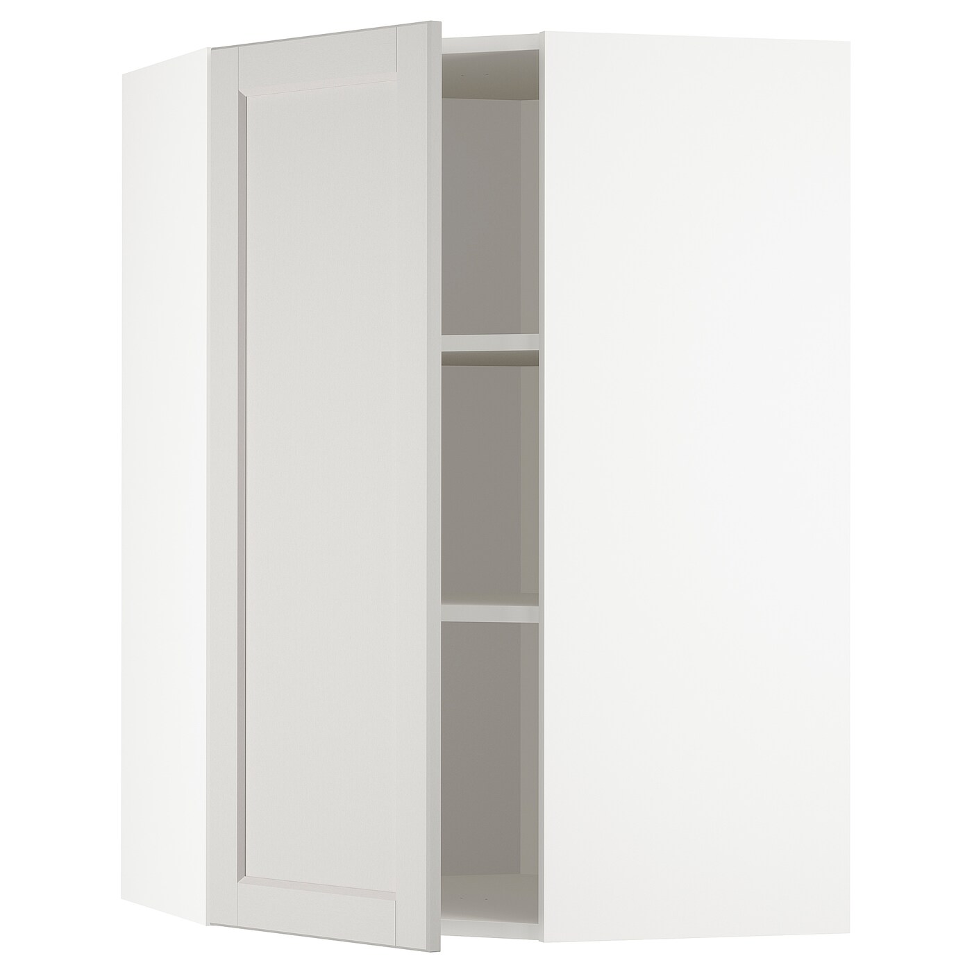 METOD Навесной шкаф - METOD IKEA/ МЕТОД ИКЕА, 100х68 см, белый/светло-серый