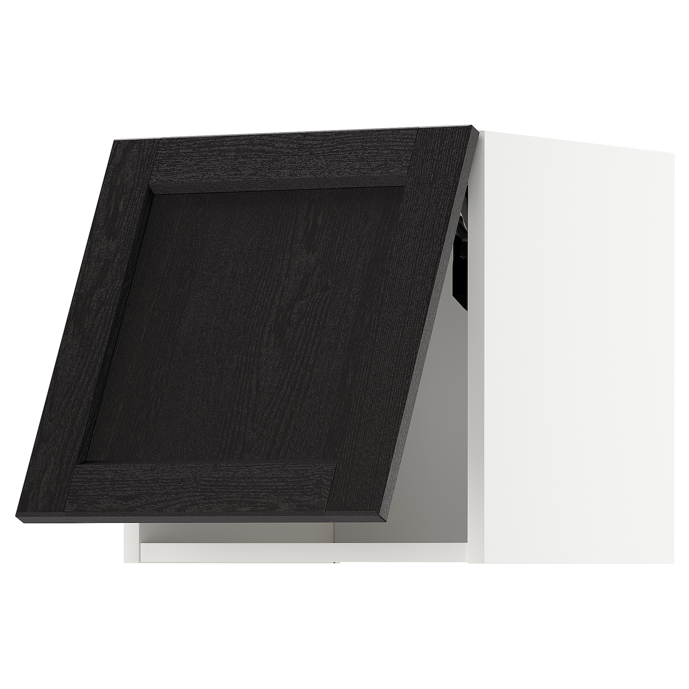 Навесной шкаф - METOD IKEA/ МЕТОД ИКЕА, 40х40 см,  черный/белый