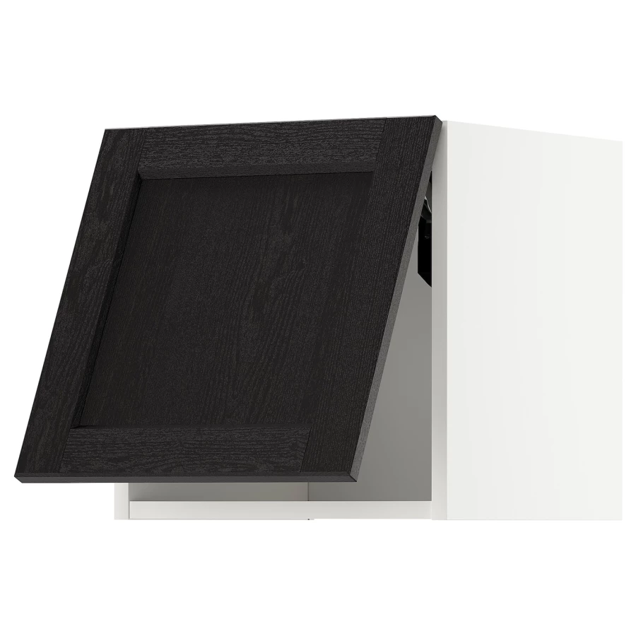 Навесной шкаф - METOD IKEA/ МЕТОД ИКЕА, 40х40 см,  черный/белый (изображение №1)